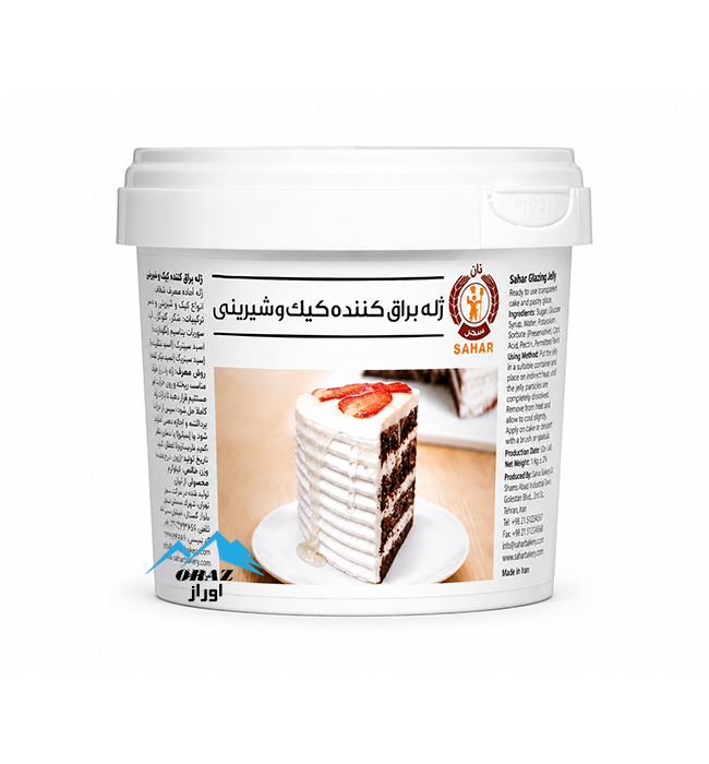 ژله براق کننده کیک و شیرینی